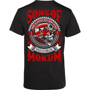 T-shirt Sons Of Mokum | Kerstcadeau | Cadeau voor man | Vaderdag | Zwart | maat XS