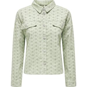 ONLY ONLUMA-TERESE L/S EMB SHIRT PNT Dames Blouse - Maat L