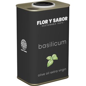 extra virgin olijfolie 'basilicum' - 250ml blik