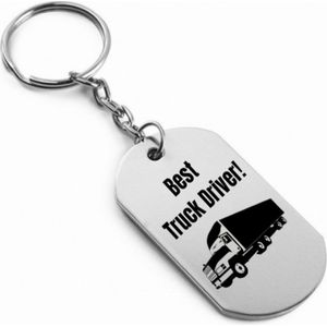Akyol - Vrachtwagen sleutelhanger - Vrachtwagen speelgoed - Beste vrachtwagenchauffeur sleutelhanger - Best truck driver - Accessoires