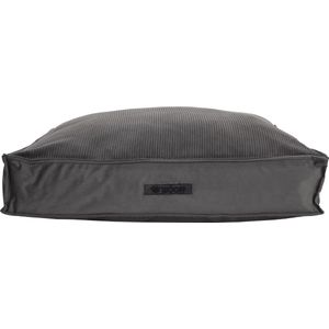 Wooff Cocoon Rib Velours Antraciet - - 70x110x10 cm