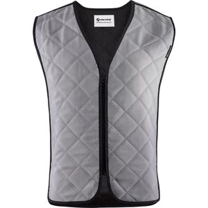 INUTEQ Bodycool Basic - Gilet Rafraîchissant - Fonctionne avec de l'eau - Léger - Jusqu'à 8 heures de refroidissement - Argent - Taille M