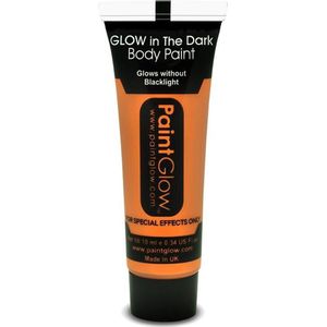 Paintglow - Face & Body Paint - Glow in the Dark - Oranje - 12ml