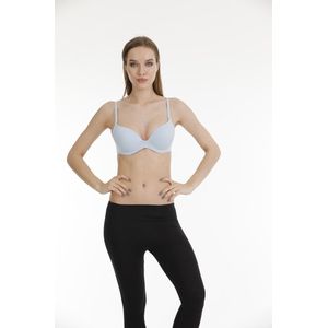 AMARANTA Regular Push Up Beha- Dames Lingerie- Beugel Beha-verstelbare schouderband-licht blauw kleur 80 B