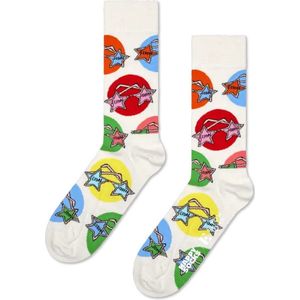 Happy Socks Elton Glasses Crewsokken Wit EU 36-40 Man