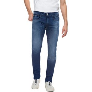 Replay Heren Jeans Broeken GROVER regular/straight Fit Blauw 30W / 32L Volwassenen