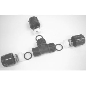 Wisa Simplast - T-stuk / Simpl.teestuk 50 mm, Fitting met 3 aansluitingen