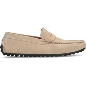 Manfield Suède Mocassins Beige