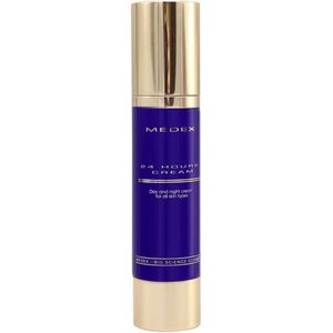 Medex 24 HOURS CREAM | 50 ML | ALLE HUIDTYPEN | DAG- EN NACHTCRÈME | Beschermende & voedende dag- & nachtcrème | NEW 100% NATURAL FRAGRANCE