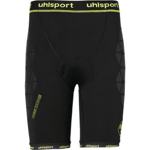 Uhlsport Bionikframe Unpadded Shorts Heren - Zwart / Fluogeel | Maat: M