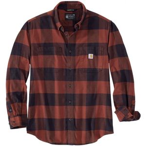 Carhartt - Rugged Flex - Flannel Shirt - Mineral Red - Heren - Maat XXL (valt als XXXL)