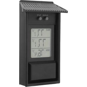 Minimum- en maximumthermometer met digitale haak voor tuinen en kassen -20‑50℃ temperatuur met batterijoptie