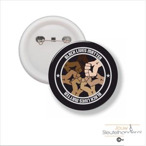 Button Met Speld 58 MM - Black Lives Matter