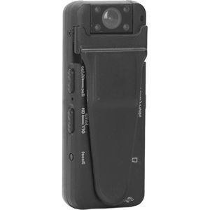 Spy Camera - Bewakingscamera Body Camera Video Recorder 128G 180 ° draaibare Wearable politie Body Cam met nachtzicht 1080P Mini Camera Camcorder voor sport rechtshandhaving bewaker