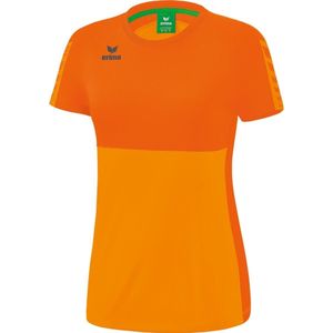 ERIMA Six Wings T-Shirt Dames New Orange-Oranje Maat 42