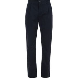 WE Fashion Heren tapered fit chino met stretch