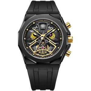 Exclusieve Soraro Automatische Horloge | Miyota Automaat | Japans Uurwerk | Waterafstotend | Cadeau Giftbox | Goud | Automatic Horloges | Skeleton Horloges | Heren Horloges | Vaderdag Cadeau