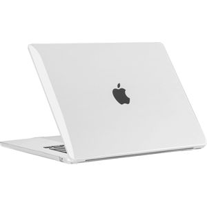 Mobigear Laptophoes geschikt voor Apple MacBook Air 15 Inch (2023-2024) Hoes Hardshell Laptopcover MacBook Case | Mobigear Glossy | Doorzichtig Hoesje MacBook Air 15 Inch (2023-2024) - Transparant - Model A2941