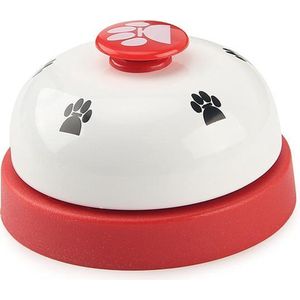HMerch™ Hondenbel speeltje voor je hond - Bel voor honden training - Hondentraining - Wit Rood