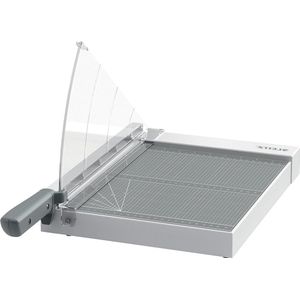 Leitz Precision Home Guillotine Snijtafel A4 - Snijdt tot 8 Vellen - Snijlengte 305 Millimeter - Stalen Snijmes - Houten Basis - Hulplijnen en Mesbescherming