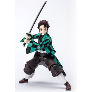 Ultimate Legends HD - Actiefiguur Demon Slayer 12 cm - Tanjiro Kamado - Officiële licentie - Gewrichtsfiguur Tanjiro - VE88961