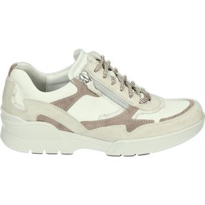 Durea 6252 H GO - Lage sneakersDames sneakers - Kleur: Wit/beige - Maat: 40.5