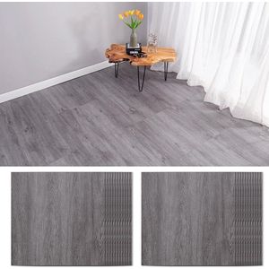 Allecto Plus - Zelfklevende Vloerbedekking Houtlook Vintage PVC Vloertegels - Pak Van 24 Stuks 30 x 30 cm - Zelfklevende Vinyl Tegels - Vloerstickers voor Keuken, Woonkamer, Badkamer