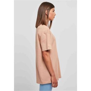 Urban Classics - Oversized Boyfriend Dames T-shirt - XL - Roze