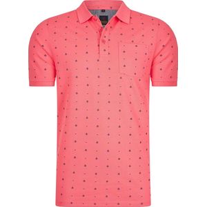Mario Russo - Heren Polo SS Polo Seals - Roze - Maat L