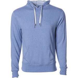 Unisex Midweight French Terry Hoodie met capuchon Sky Heather - M