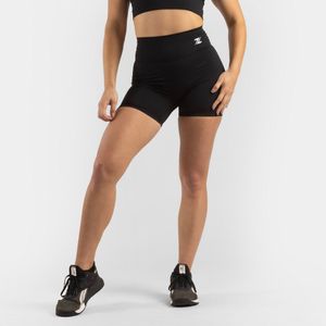 ZEUZ Korte Sport Legging Dames High Waist - Sportkleding & Sportlegging Squat Proof voor Fitness & Crossfit - Hardloopbroek, Yoga Broek - 70% Nylon & 30% Elastaan - Zwart - Maat S