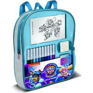 Gevulde rugzak - MULTIPRINT - 24144 - 4 Paw Patrol the Movie-postzegels