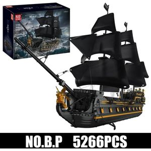 The Black Pearl - De Grote Zwarte Parel - Model Piratenschip Bouwsteen Assemblagekits - 5526 Stukken - Hoogwaardig ABS Kunststof - Ideaal voor Kinderen en Volwassenen