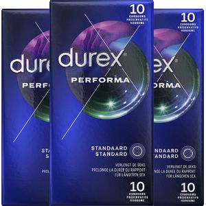 Durex Condooms - Performa met vertragend effect 10st x3 - Voordeelverpakking