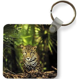Sleutelhanger - Uitdeelcadeautjes - Jonge jaguar in de jungle - Plastic