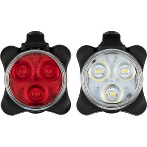 Get & Go LED Fietsverlichting Set Oplaadbaar - TRI- LED 45 -