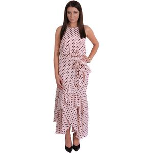 Roze maxi-jurk met stippen - FOREVER UNIQUE