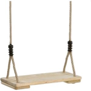Schommelzitje Verduurzaamd Hout met 3,50 m PH Touw