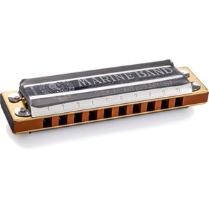 Hohner Marine Band 125th Anniversary diatonische mondharmonica in C-majeur - autentiek - collectors-item