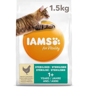 Iams Kat Adult Sterilised - Overweight Kip 1,5 kg