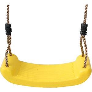 Swing King schommelzitje kunststof 43cm - geel