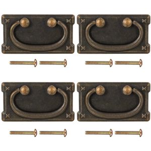 Boraboi ® Antieke Retro Meubelgrepen Set van 4 voor Diverse Toepassingen in Huis