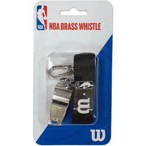 Wilson NBA Fluitje met Koord - fluit - zilver