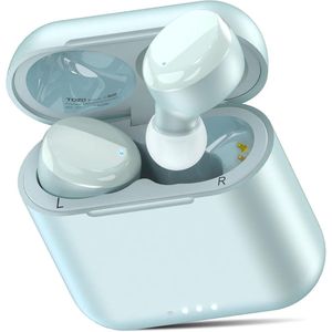 Draadloze Bluetooth-hoofdtelefoon met touch-bediening, IPX8 waterdicht en lange accuduur