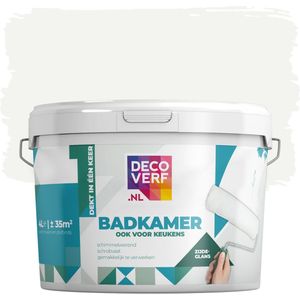 Decoverf badkamer verf 9003 wit, 4L