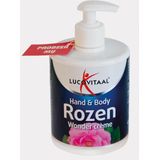 Lucovitaal Hand & Body Creme Rozen Wonder 200 ml