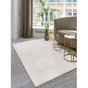 Karpet24 Modern Bont tapijt Lina Beige-80 x 150 cm