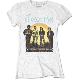 The Doors - Waiting For The Sun Dames T-shirt - L - Wit