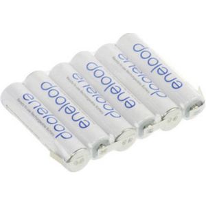 Panasonic eneloop Reihe F1x6 Accupack Aantal cellen: 6 Batterijgrootte: AAA (potlood) U-soldeerlip NiMH 7.2 V 750 mAh