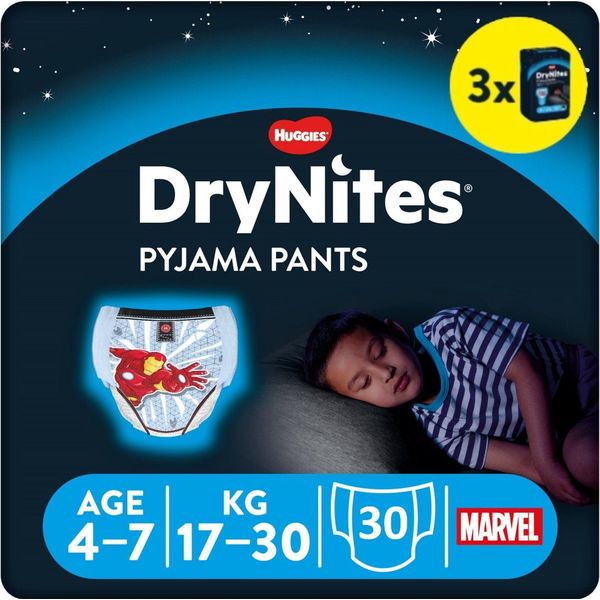 Huggies drynites meisjes 4 7 jaar voordeelverpakking 30